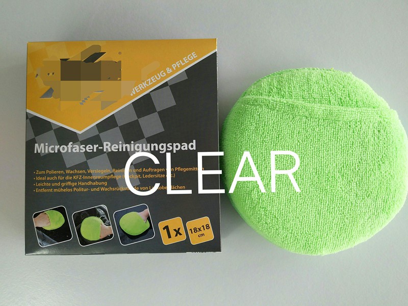 Microfiber car cleaning sponge